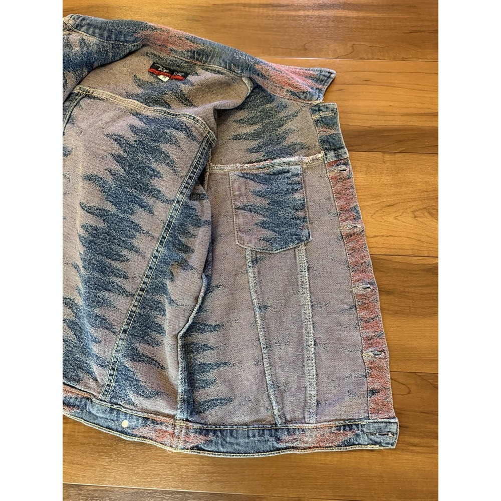 Joana Design Jeans Denim Jacket Japanese Kaeabeini Inspired Women's Size Medium - Picture 12 of 14